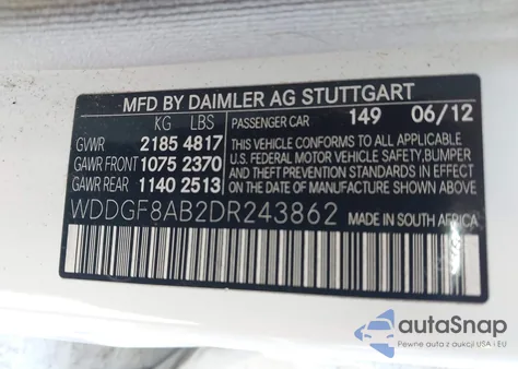 2013 Mercedes-Benz C 300 Sport 4Matic from USA, damaged, VIN WDDGF8AB2DR243862